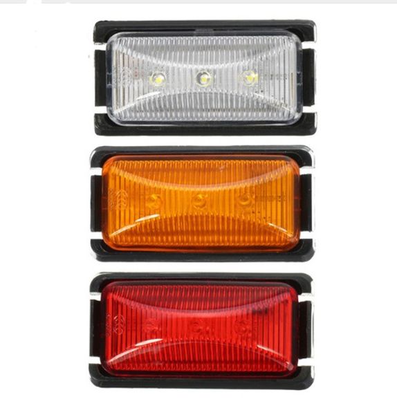 

12 в 3led автомобиль боковой караван габаритный фонарь прицеп задний предупредительный световой сигнал сигнальная лампа