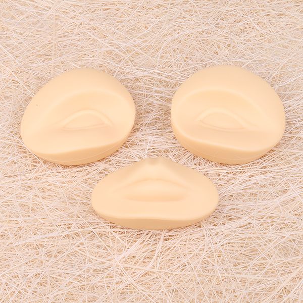 

Новый тип 3шт/набор модели подготовки силиконовые губы брови татуировки практика