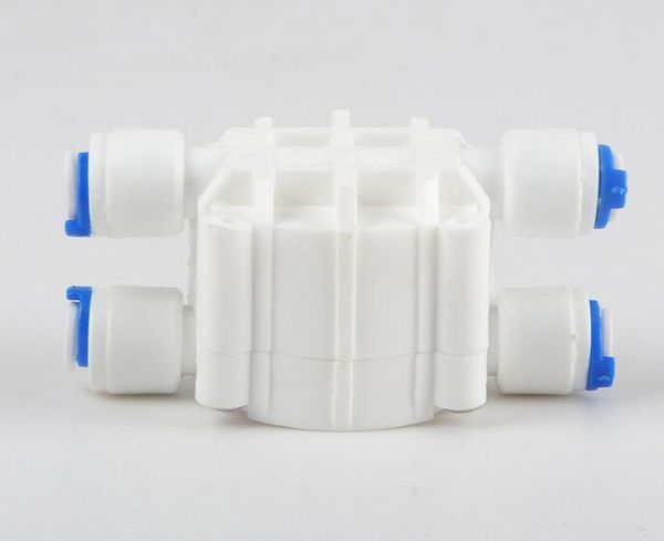 

2pcs 1/4" plastic fast fittings adapters water purifier parts for reverse osmosis system household water filters four side valves