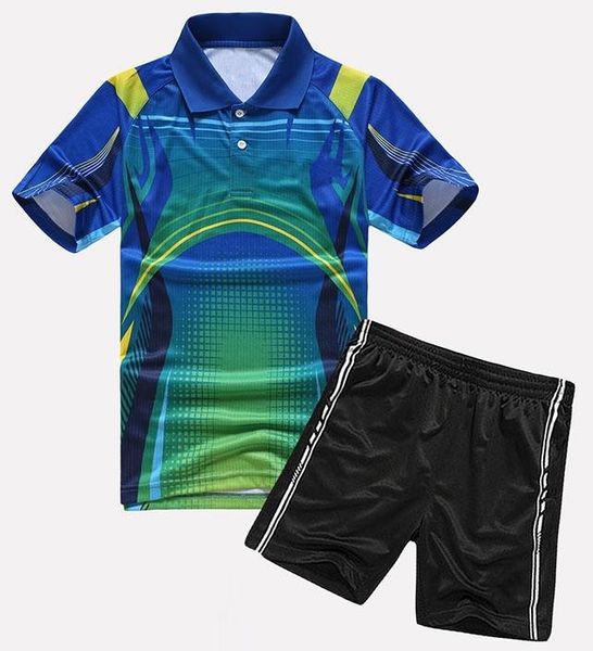 

new men badminton sport suit,table tennis shirts polyester breathable quick-drying short t-shirt,table tennis jersey,badminton shirts suit, White;black