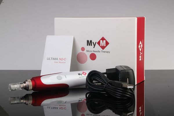 Sistema Microneedle automatico a 5 velocità Lunghezze dell'ago regolabili Penna derma 0,25 mm-3,0 mm Dermapen MYM ULTIMA N2-C con cartuccia a 2 aghi