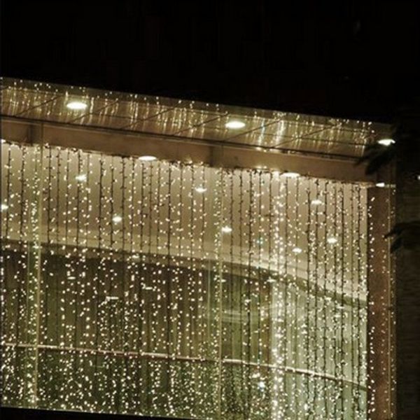 4M * 4M 512 LED Indoor Outdoor Vorhang String Licht Weihnachten Weihnachten Fee Hochzeit Party Dekoration Lieferungen 220v 110v US AU EU UK Stecker