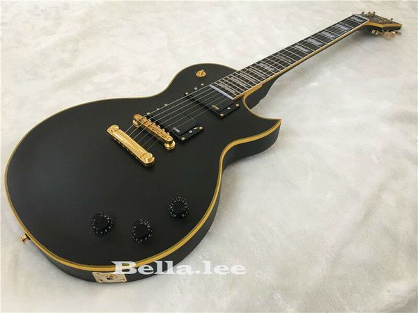 

factory oem guitar store,black custom active pickups electric guitar,china made guitars