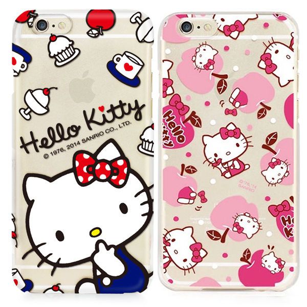 

for apple iphone 7 plus 6 6s plus se silicone case 40th anniversary hello kitty ultra thin plating tpu paint cell phone cases