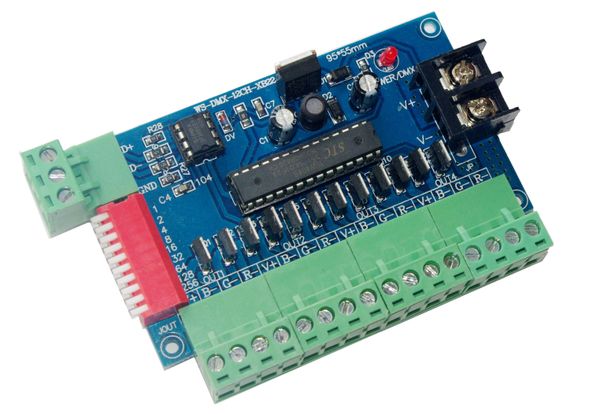 

12ch dmx512 controller 12 channel 4 groups rgb output dmx decoder
