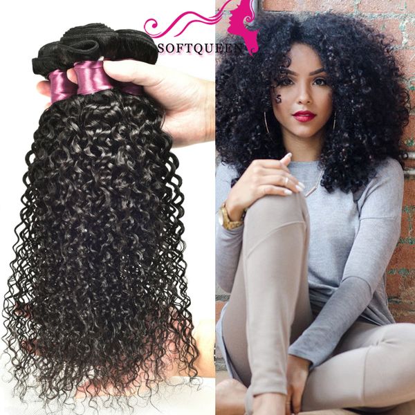 8a Grade Virgin Unprocessed Brazilian Curly Weave Human Hair