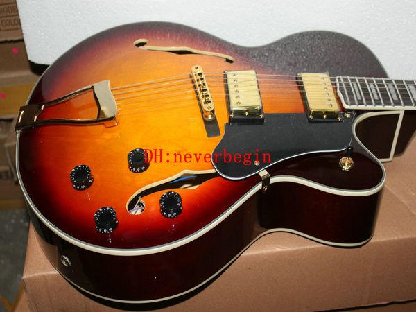 Custom Shop Sunburst L5 джаз электрической гитары оптовые гитары из Китая