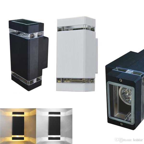 Lampada DA PARETE SOFFITTO VETRO ACRILICO ALLUMINIO ingresso ip54 LED