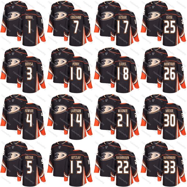 

Anaheim Ducks 10 Corey Perry 15 Ryan Getzlaf 17 Ryan Kesler 30 Ryan Miller Sam Steel Ondrej Kase Reto Berra 2017-2018 Season Jersey