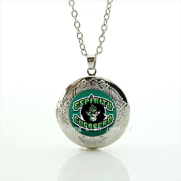 

Zinc alloy men jewelry locket necklace Cspiritu Cucrrcro rugby jewelry football sport style necklace gift for men NF030