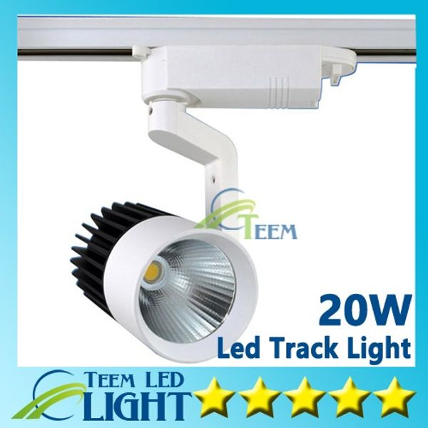 CE RoHS LED-Leuchten Großhandel Einzelhandel 20 Watt COB Led-schienenlicht Spot Wandleuchte, Soptlight Tracking led AC 85-265 V beleuchtung Kostenloser versand