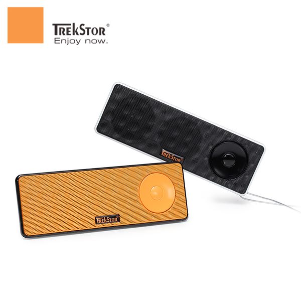 Toptan Çok Fonksiyonlu TrekStor IBG II Mini taşınabilir MP3 Hoparlör ile FM Radyo Desteği MP3 / USB flash disk / TF kart AUX stereo Müzik çalar