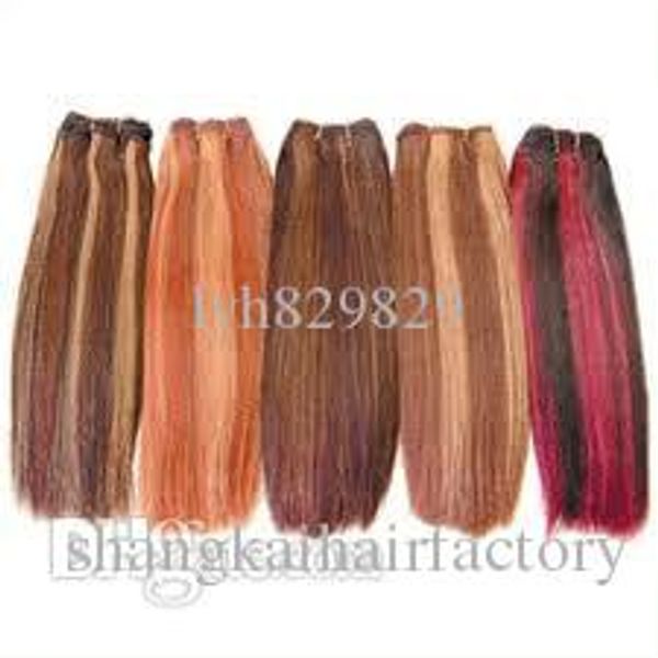 Fat And Fluffy Mixed Sharp Colored 100 Indian Hair Double Drawn