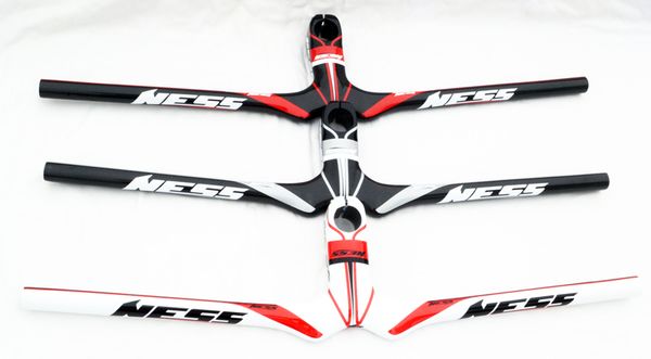 

NESS углеродного волокна MTB велосипед интегрированный руль стволовых 580/600/620/640/660*90/1