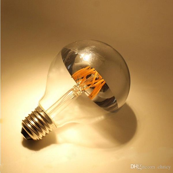 

g80 led shadowless filament light bulbs edison bulb light warm white/white 6.5w dimmable led shadowless bulb