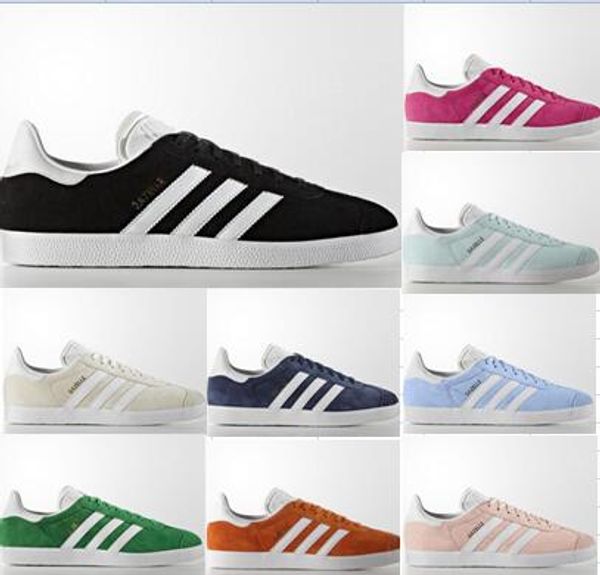 

Высокое качество 2018 новый шаблон Мужчины Женщины Повседневная замша Газель og чер