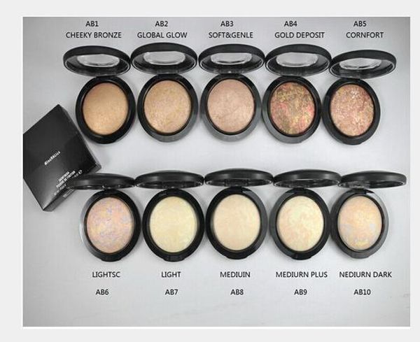

new makeup mineralize skinfinish poudre de finition 10g 10 different color(10pcs/lot)