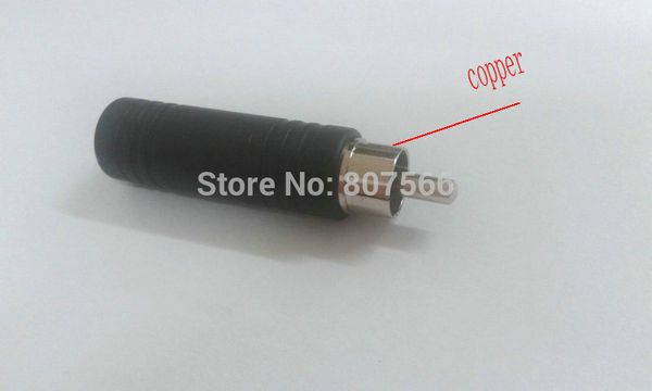 50 Stück RCA-Stecker auf Audio AV PC 6,35 mm 1/4