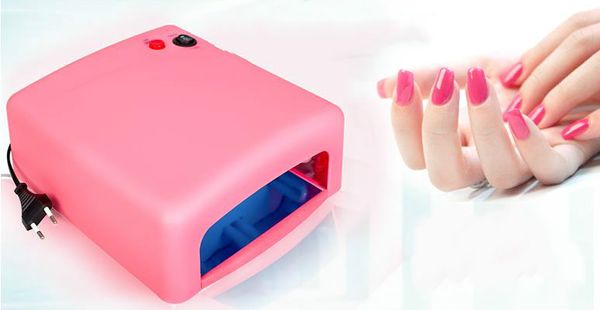 

wholesale-dry gel nail curing uv lamp 36 w 4 x 9 w light pipe equipment of tools