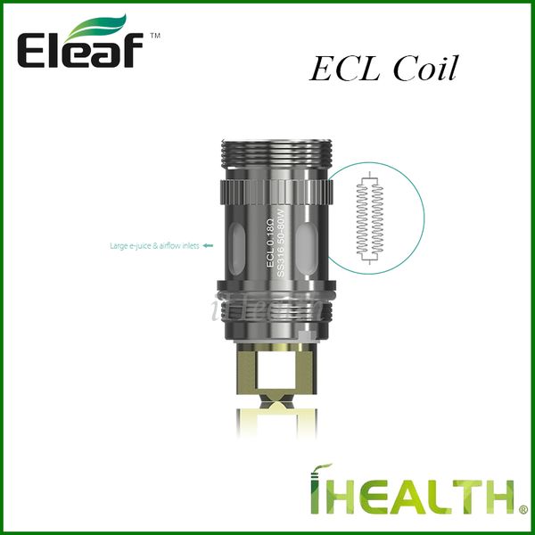 

Головка катушки Eleaf EC керамическая 0,5 Ом ECL 0,18 Ом ECL 0,3 Ом ECML 0,75 Ом Катушечная головка