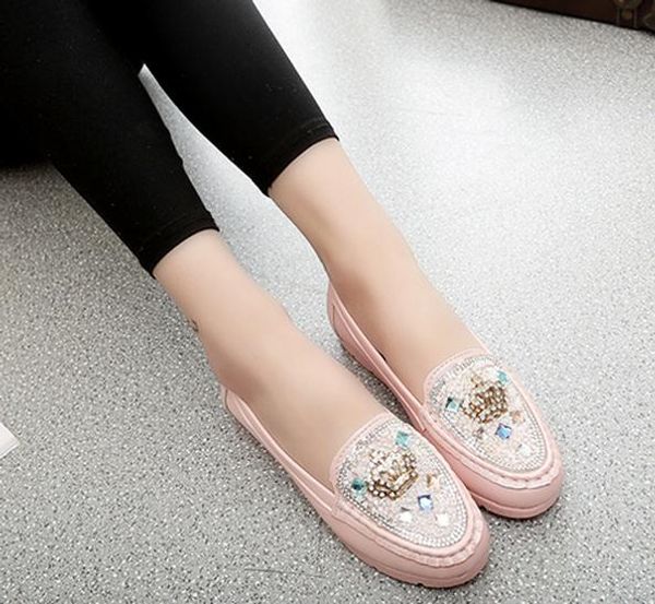 

the new 2016 shoes female flat shoes round head, Black