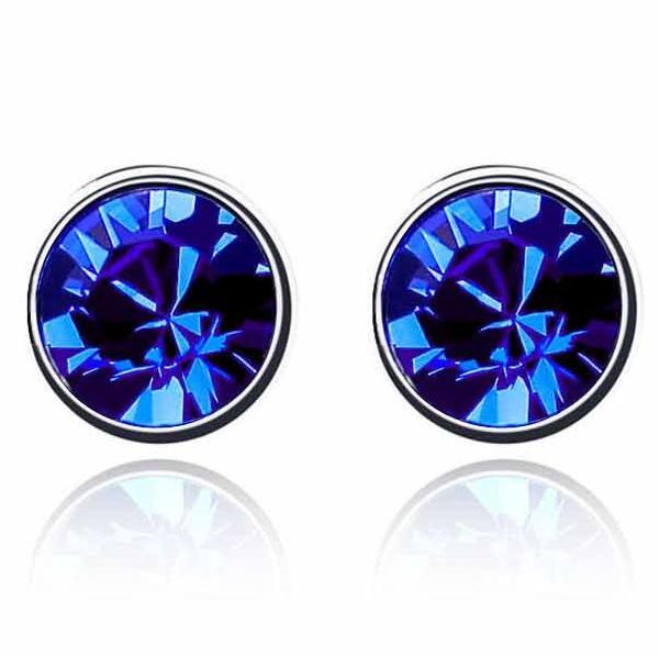 

austrian round crystal earrings stud crystal earrings austrian crystal jewelry crystal earrings round crystal earrings stud, Golden;silver
