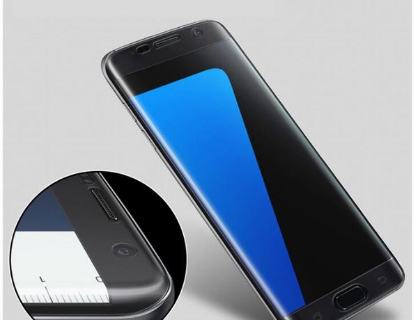 Vollständige Abdeckung, klare Displayfolie für Galaxy S6, S6 Edge, TPU-Displayschutzfolie, flache Abdeckung, gebogener Teil, Schutzfolie für Galaxy S8 Plus