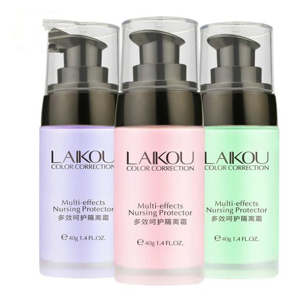 

wholesale-primer makeup cream face color correction lotion moisturizing pores invisible foundation concealer cosmetic protector 40g