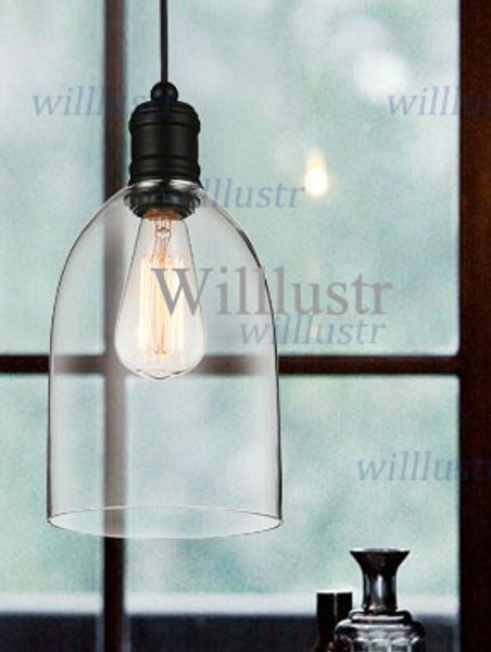 

среднего размера кристалл колокол стекло подвесные светильники современная стеклянная лампа столовая крытый современные светильники