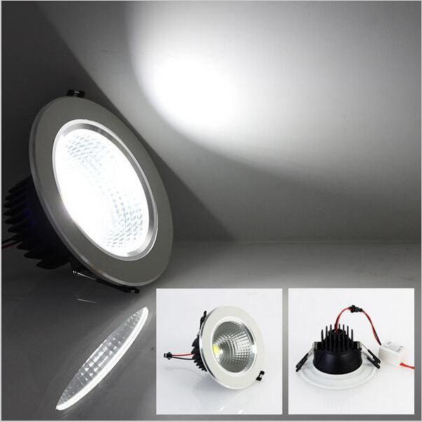 

dimmable led recessed lights cob led down lights 5w/7w/9w/12w indoor lights ac85-265v warm/cool white ceiling light
