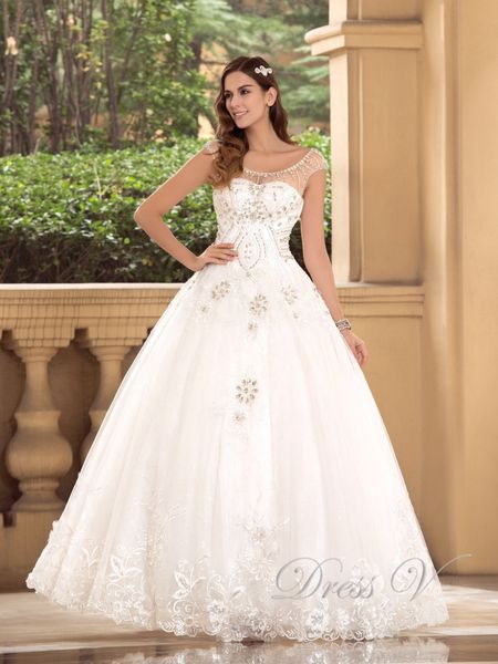 

Luxury Ball Gown Wedding Dresses 2019 Newest Scoop Heavy Beaded Top Lace Wedding Dresses Princess Casamento Bridal Gowns Custom made