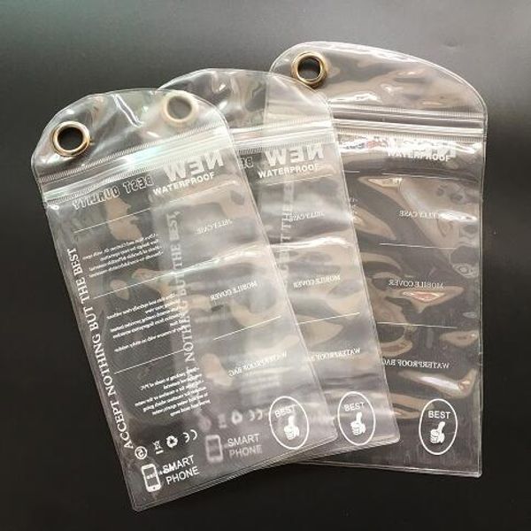 Waterproof Jelly Zipper plástico Embalagem OPP saco para o iPhone 11 Pro XS Max XR X 8 Plus Samsung S10 Lite Nota 10