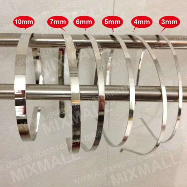 

Оптовая 3 мм 5 мм 7 мм DIY металлические ленты для волос, аксессуары для волос, обручи