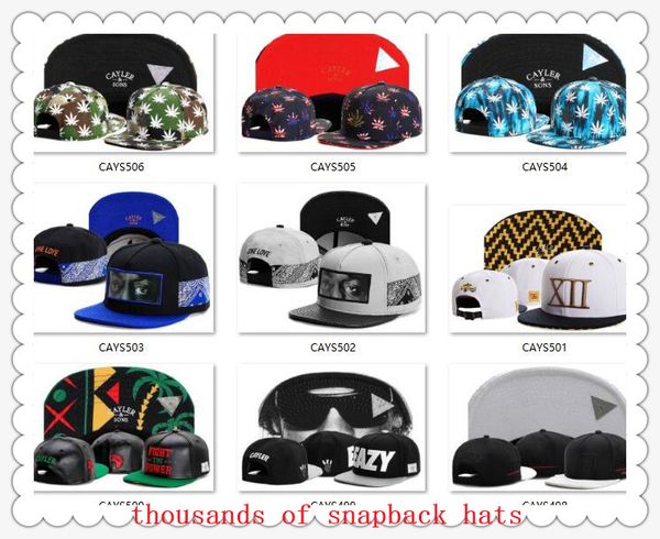 

snapback hats cap cayler & sons snap back baseball football basketball caps hat adjustable size drop shipping choose hats from our album c13, Blue;gray