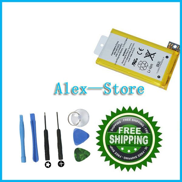 

Best Quality Battery For iphone iphone3G 3S 3GS 3.7V battery for iphone3g 3s 3gs battery Free shipping