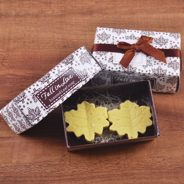 Maple Leaf Soap Fall In Love Scented Leaf Soap Wedding Baby Shower