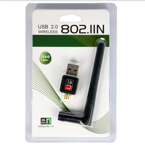 

Mini u b adapter 150mbp 150m wifi wirele adapter network lan card 802 11n g b 2 4ghz for computer laptop