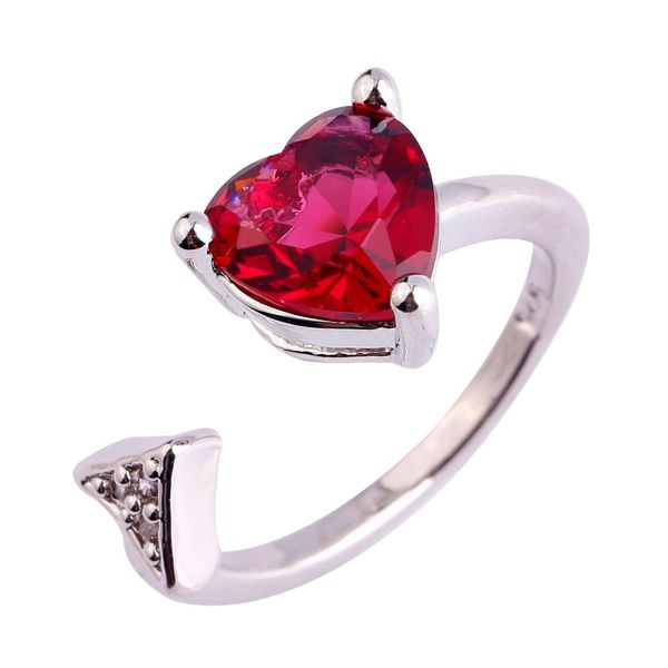 

cupid's arrow pink tourmaline silver ring size 6 7 8 9 10 11 handmade 925 jewelry women wholesale, Golden;silver
