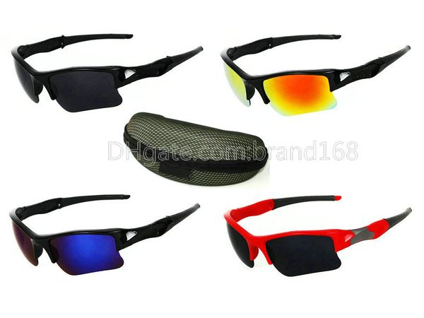 

(with box)9 colors fashion style men' s women's sunglasses bicycle glass sun glasses sunglasses a+++sunglass ship, White;black