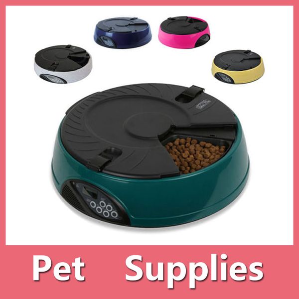 2019 High Quality 6 Meal Day Automatic Pet Feeder For Cat Or Dog