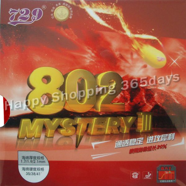 

wholesale-ritc 729 friendship 802 mystery iii short pips-out table tennis / pingpong rubber with sponge