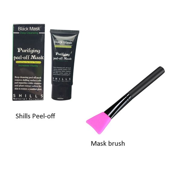 

shills mask peel off blackhead remover and silicone cleansing brush kit 100sets