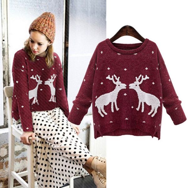 Großhandel Günstige Großhandel Damen Pullover Pullover Mantel Europäischen Weihnachten Rentier Pullover Cartoon Drucken Von Qq2945734516, $21.11 Auf Großhandel Günstige Großhandel Damen Pullover Pullover Mantel Europäischen Weihnachten Rentier Pullover Cartoon Drucken Von Qq2945734516, $21.11 Auf