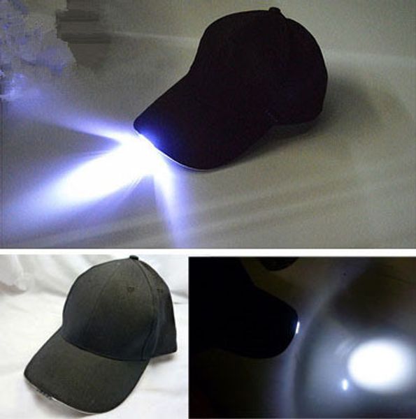 

bright led cap glow in dark for reading fishing jogging light up led sport hat baseball caps christmas luminous holiday hats, Blue;gray