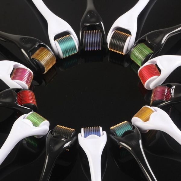 

face needling skin pin roller derma rolling 540 needles derma micro needle skin roller dermatology therapy microneedle dermaroller