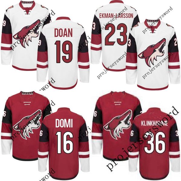 

Arizona Coyotes Jersey 6 Jakob Chychrun 10 Anthony Duclair 35 Louis Domingue 44 Kevin Connauton 67 Lawson Crouse Hockey Jerseys Mix Order