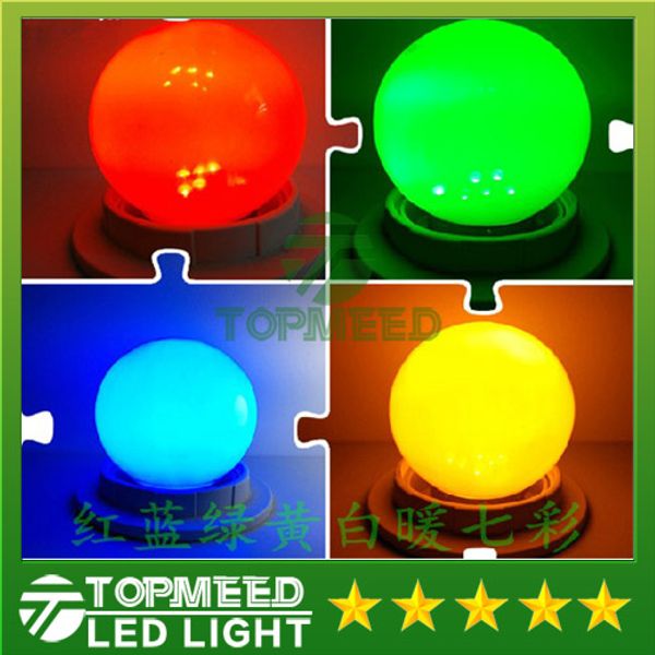 Epacket RGB Full Color 0,5W 1W 2W 3W E27 LED -Kugelbirne Licht Effekt DJ Globe Lamp Bubble Bubble Lighting