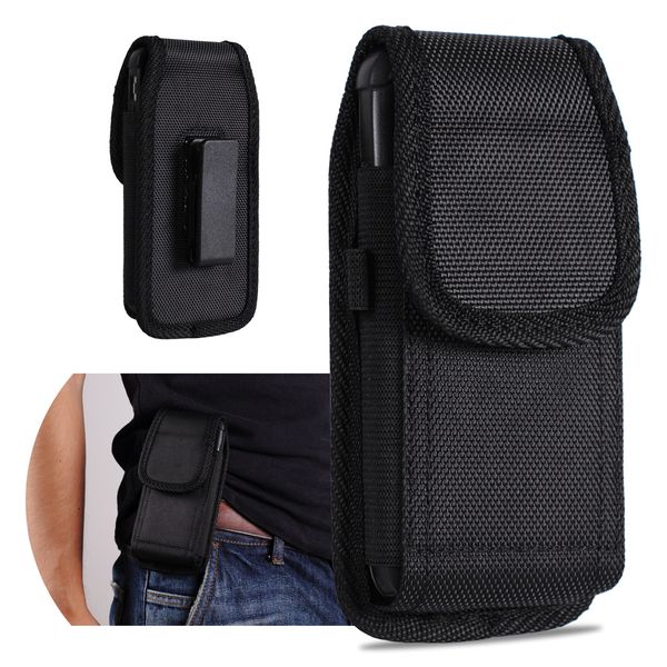 

for iphone 8 samsung note 8 sport nylon holster belt clip pouch phone case cover for universal for 4.7 5.5 inch