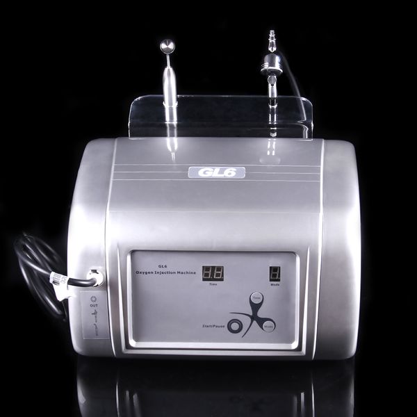

portable spa skin care intraceuticals oxygen facial machine jet peel 99% pure oxygen injection or acne removal treatment skin rejuvenation, Black;white