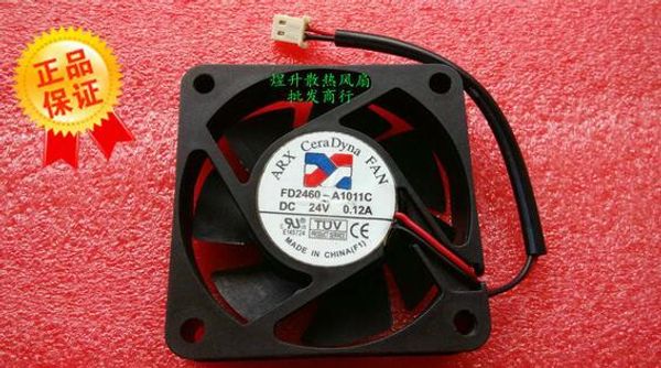 Original ARX 60 * 60 * 15 FD2460-A1011C DC24V 0.12A 6 CM 2 fio inversor fã